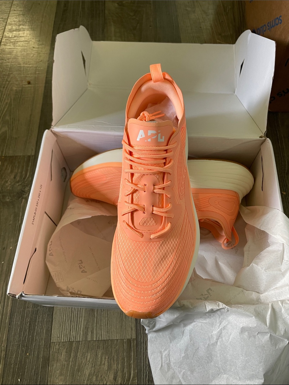 APL Women's Running Sneakers in Coral Peach